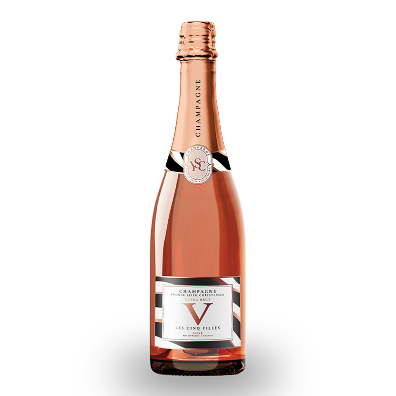 Champagne Les Cinq Filles Rosé Bio