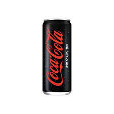 Coca Cola Zero – pack canette noire